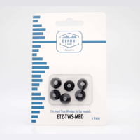 Dekoni Audio Premium Memory Foam Isolation Earphone Tips Black – True Wireless variant 7
