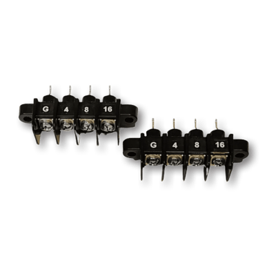 Miller Audio 4 Position Terminal Blocks, Now w/ Speaker Impedance Markings