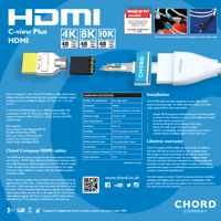 Chord Company C-view Plus HDMI cable variant 3