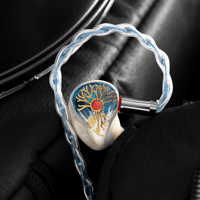 Kinera Kinera Idun 2.0  - Handpainted 2BA+1DD IEMs HiFi In-Ear Headphone, Modular HiFi In-Ear StagePremium Monitor audiophile Earphones variant 7