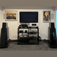 Harmonic Resolution Systems EXRD Audio Stand System variant 2