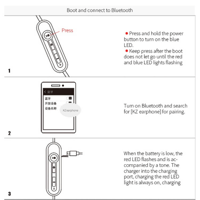 QKZ KZ Bluetooth HiFi Upgradable sports headphones Cable variant 12