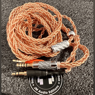 JM Audio Editions  “Copperhead" 7N occ (4.92ft) TRRS or 3.5mm
