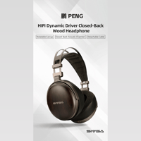 Sivga Audio Peng HiFi Dynamic Driver Closed-Back Wood Headphone variant 11