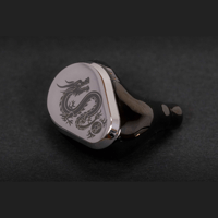 Vision Ears Limited Dragon Faceplate für den ERLKöNIG (1 pair) - Silver variant 2
