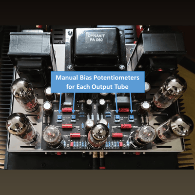 Miller Audio Dyna-70 Ultimate Upgrade Kit, Manual Bias
