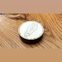 Fern and Roby Wooden Coasters - Vacuum Tubes variant 1