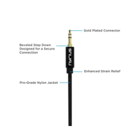 Fluance Premium Grade 3.5mm Auxiliary Audio Cable (3 Feet) variant 5