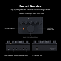 Fosi Audio Fosi Audio PH05 5 Channel Headphone Amplifier variant 7
