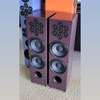 Tekton Design 1 pair 7-Tweeter Enzo XL featured in Brandywine variant 1