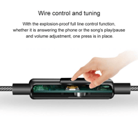 QKZ DM9 All-Metal In-Ear Sports Music Headphones with Mic variant 5