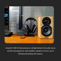 FX Audio TUBE-05 12AU7 tube preamp headphone amplifier variant 7