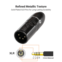 Fosi Audio XLR Adaptor for i5 Planar Magnetic Headphones variant 3