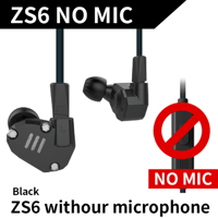 QKZ KZ ZS6 Balanced Armature HiFi DJ Bass Audio Sport Earphones variant 6