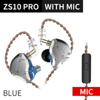 QKZ KZ ZS10 Pro Super HIFi 4BA+1DD Music Earphones variant 10
