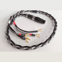 Danacable Nirvana Adapter with Spades for Stereo Amplifiers variant 1