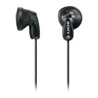 Sony MDR-E9LP Wired In-ear Headphones | Black variant 1