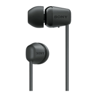 Sony WI-C100 Wireless In-ear Headphones | Black variant 4