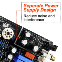 FX Audio TUBE-03MKII GE5654 Bluetooth 5.0 QCC3034 Tube Preamplifier Headphone Amplifier variant 4