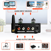 FX Audio TUBE-03MKII GE5654 Bluetooth 5.0 QCC3034 Tube Preamplifier Headphone Amplifier variant 7