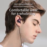 QKZ VK4 Wired Ear buds HiFi Metal Stereo Bass Earphone variant 14