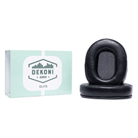 Dekoni Audio Standard Size Oval Replacement Earpads for Studio Monitor Headphones and Communication Headsets - Audio Technica, Sony, and More variant 1