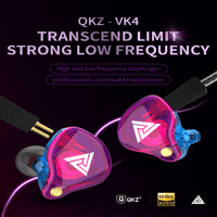 QKZ VK4 Wired Ear buds HiFi Metal Stereo Bass Earphone variant 13