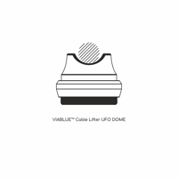 Viablue UFO DOME Cable Lifters Black variant 2