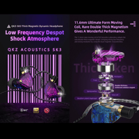 QKZ SK3 In-Ear Subwoofer Earphones with Enhanced Bass variant 7