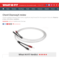 Chord Company ClearwayX speaker cable variant 4