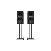 Klipsch The Nines Heritage Inspired Powered Speakers + 24" Bookshelf Speaker Stands variant 2