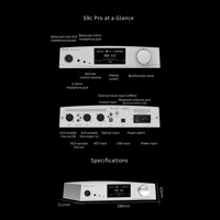 Aune aune S9c Pro DAC with Headphone Amp with AL3 XLR Balanced Male to Female 3-Pin Audio Cable 1 Pair variant 29