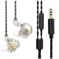 QKZ AK6 MAX In-ear Subwoofer Earphones – Dynamic Sound, Dual Options variant 3