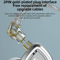 QKZ KZ-EDA Balanced Dual Magnetic Dynamic Earphones variant 5