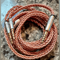 JM Audio Editions  “Copperhead" 7N occ (4.92ft) TRRS or 3.5mm variant 9