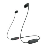 Sony WI-C100 Wireless In-ear Headphones | Black variant 2