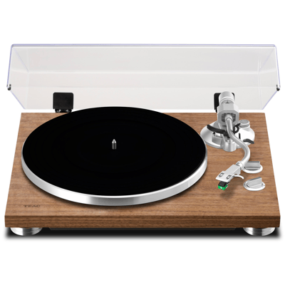 TEAC- USA TN-400BTX Manual Belt-Drive Bluetooth Turntable in Walnut