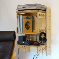 Apos x Apos x MattyBlue Wall-mounted Audio Rack variant 21