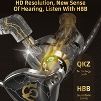 QKZ HBB 3.5mm In-Ear Sports Earphones for Mobile & Gaming variant 11