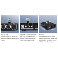 FX Audio TUBE-06MKII 6N3 dac tube preamplifier with active subwoofer variant 10