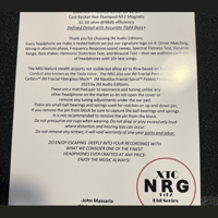 JM Audio Editions XTC NRG NEW Limited Edition- Prototype variant 4