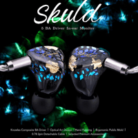 Kinera Kinera Imperial Skuld-5BA DriversHiFi Sound IEM In Ear Earphone Professional Grade Headset with Detachable 4.4mm Balanced Cable variant 5