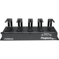 Furman 15A Power Distribution Strip (No Surge Protection), 5 Spaced Outlets W/Brackets, 5Ft Cord (PLUGLOCK) variant 1