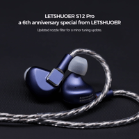 LETSHUOER S12 PRO 14.8mm Planar magnetic Driver Hi-Fi In Ear Monitors Earphones IEM variant 2
