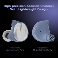 LETSHUOER S15 14.8mm Planar Driver IEM Hifi In Ear Monitor Earphone variant 5