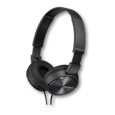 Sony MDR-ZX310AP Wired On-ear Folding Headphones | Black
