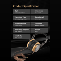 Sivga Audio Planar magnetic driver open-back wood headphone variant 25