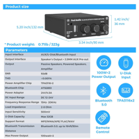 Fosi Audio Fosi Audio BL20A Bluetooth USB Power Amplifier variant 6