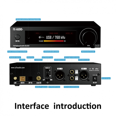 FX Audio FX-DA06 High-quality audio decoder