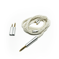 Strauss & Wagner  Sion Braided Silver MMCX 3-In-1 In-Ear Monitor Upgrade Cable variant 2